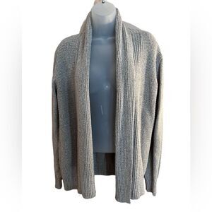 Carbon NWOT Minimalist Gray Cardigan Sweater size Med